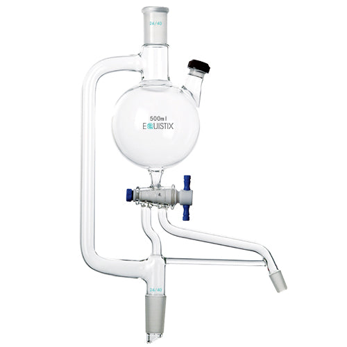 Distilling Head, Solvent, PTFE Stopcock
